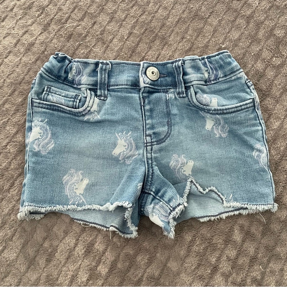 Oshkosh Unicorn Denim Shorts 🦄